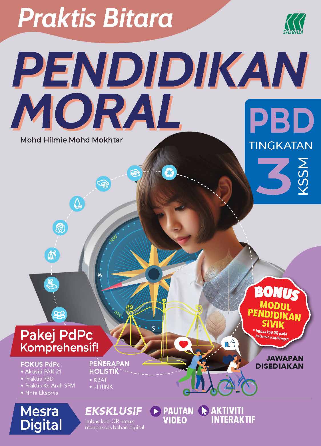 Praktis Bitara KSSM Pendidikan Moral Ting.3 Cover